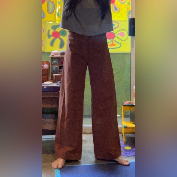 Jesse Kamm Organic Tan Trousers,All Products : American Fashion Style Bags On Sale